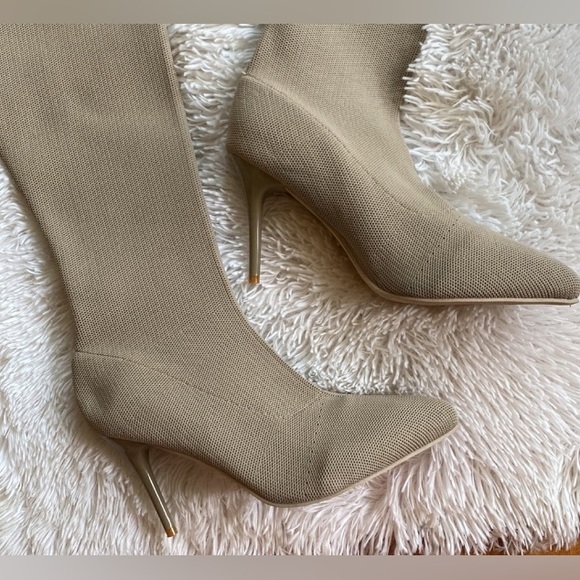 New Over-the-knee knitted stiletto boots, size EU 42 - Picture 4 of 12
